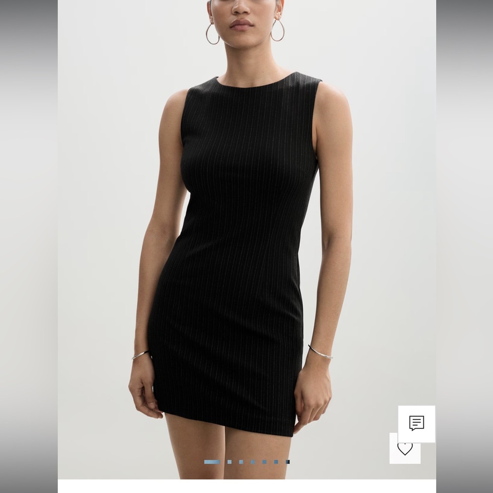 Mango striped short dress